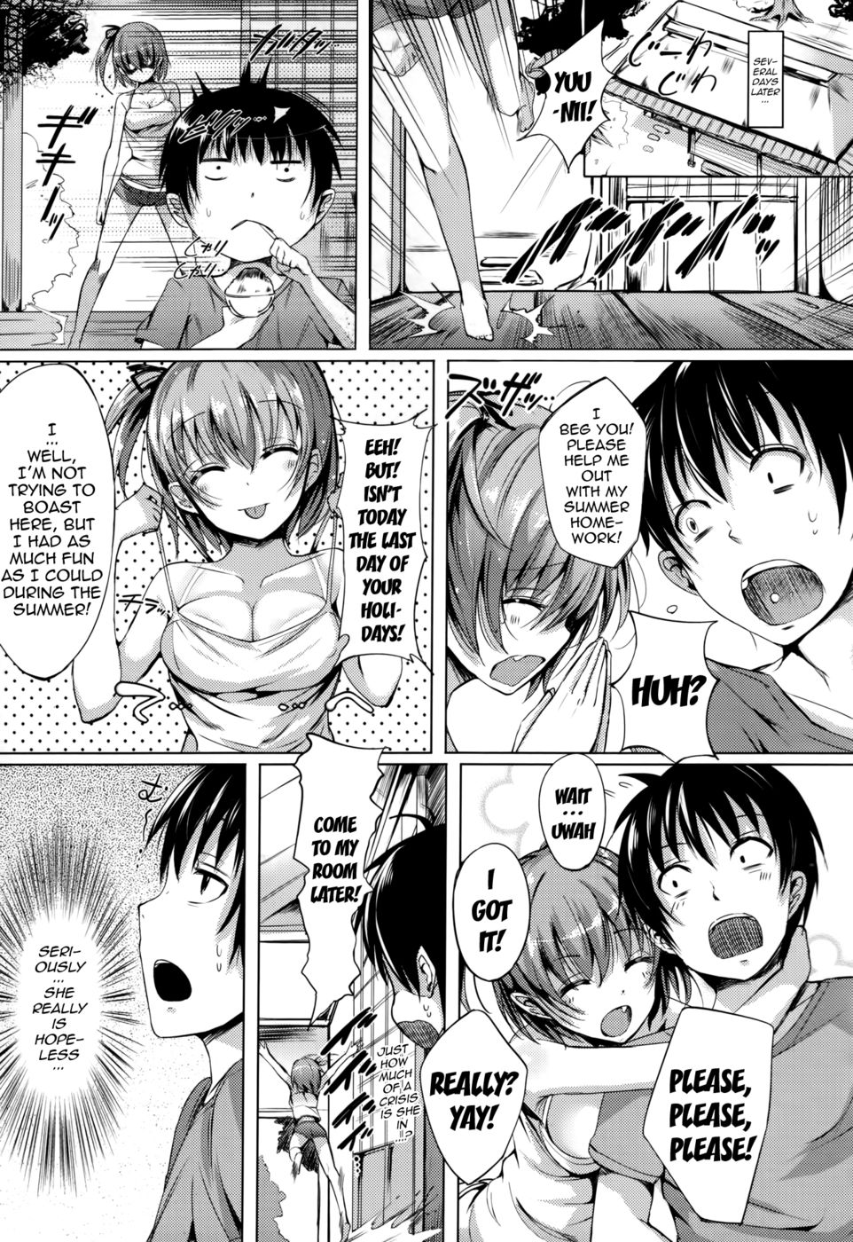 Hentai Manga Comic-Let's Study!-Read-3